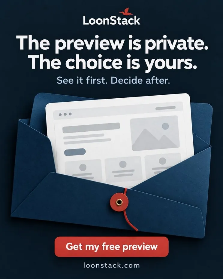 The preview is private. The choice is yours. See it first. Decide after.